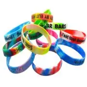 Bracelet silicone marbré